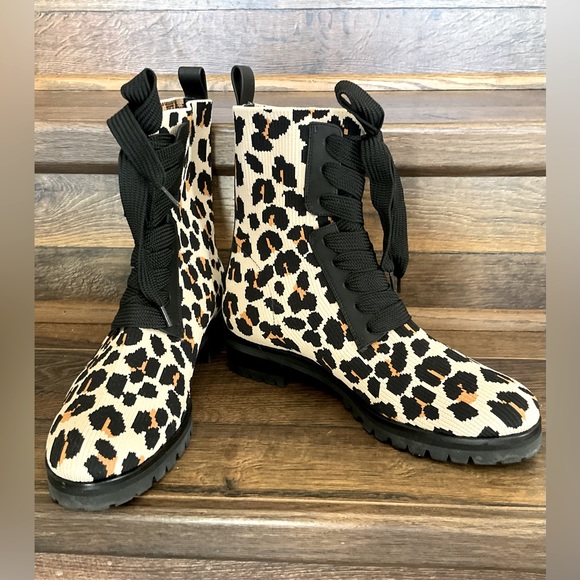 kate spade leopard boots
